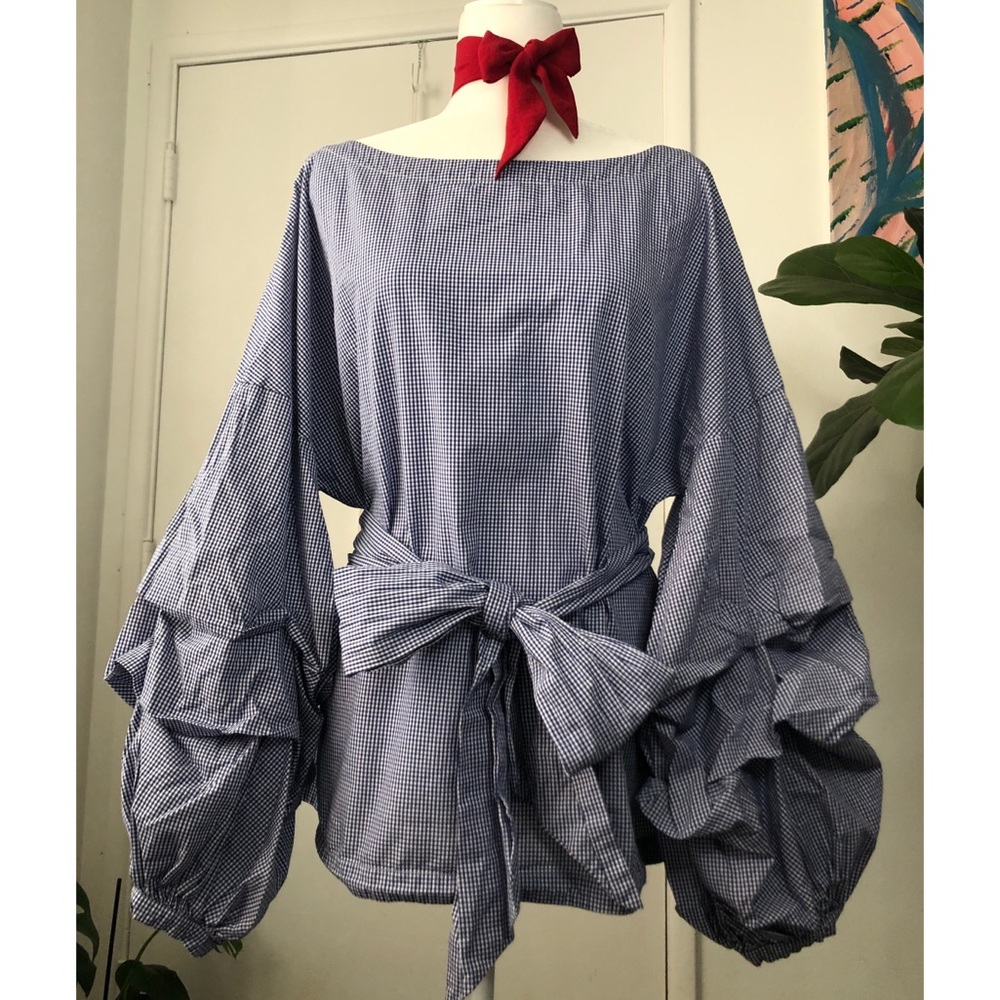 Banana Republic Gingham Blouse